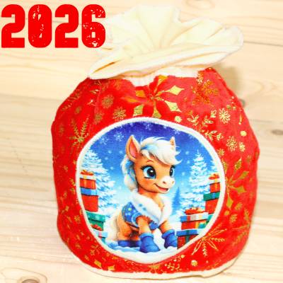 Сладкий новогодний подарок недорого в мешочке 2026 года в Дедовске